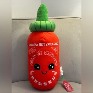 🆕Sriracha Hot Chili Sauce MAD Engine Decor Pillow Plush